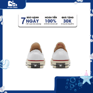 Giày Converse chuck 1970s thấp cổ màu trắng